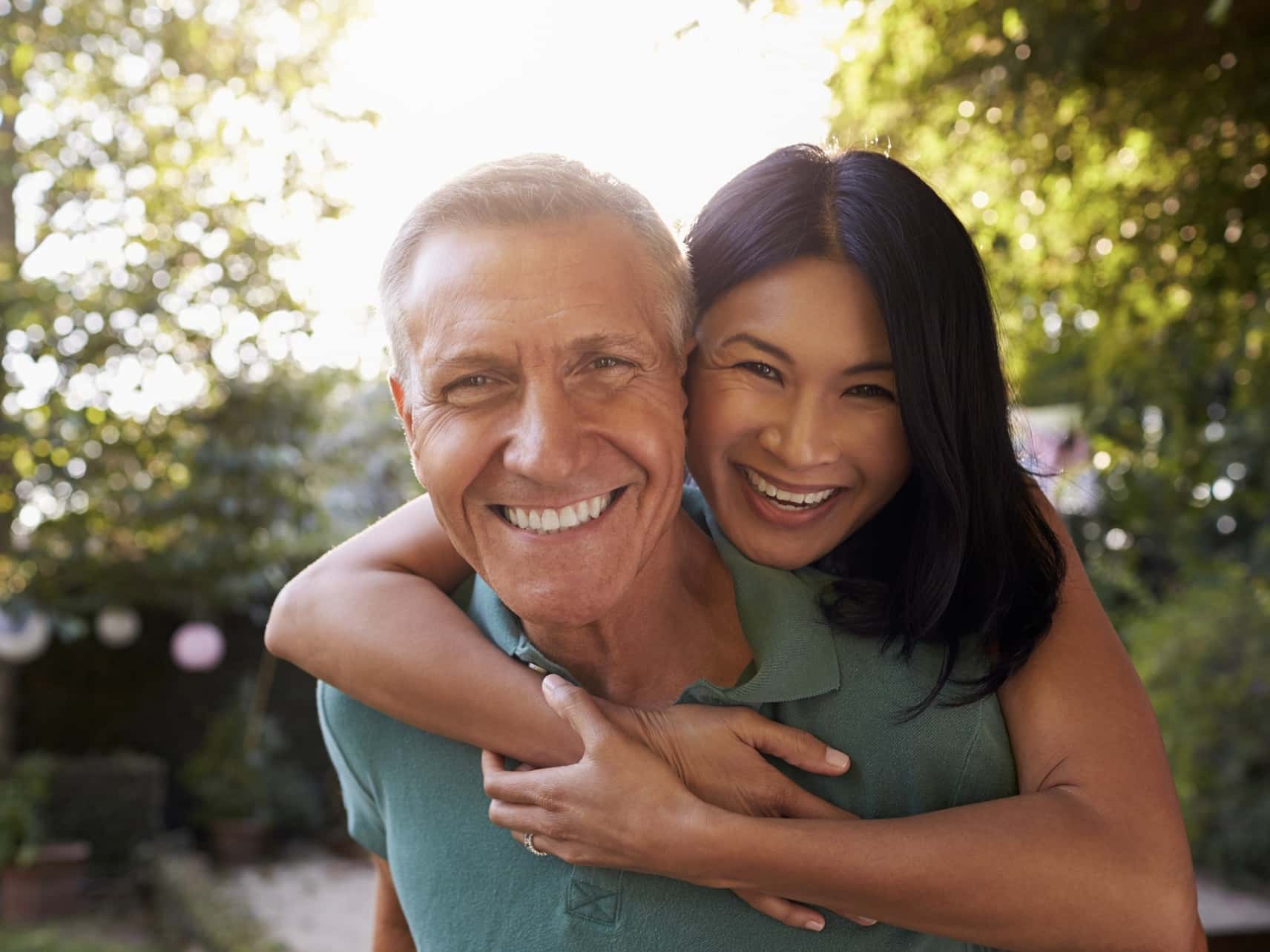 Happy Couple Enjoying The Outdoors